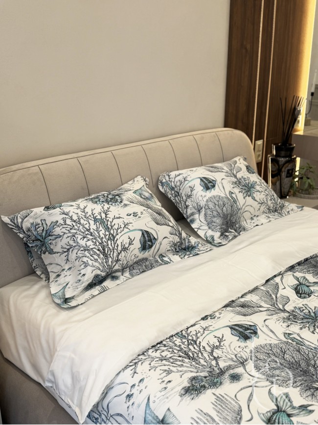 Постельное белье Blumarine Turchese turquoise 