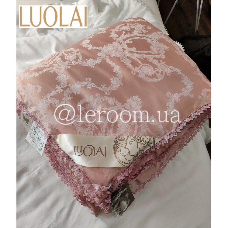 Летнее одеяло LUOLAI из шёлка Mulberry Коралловое - Код товара 90003