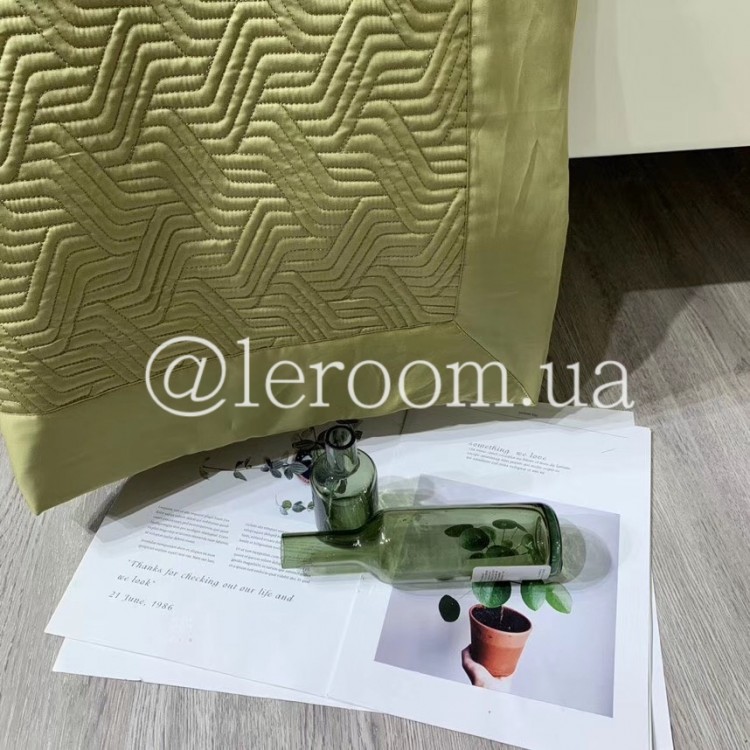 Покрывало Египетский хлопок Оливковое 245х250 - Код товара pk1004