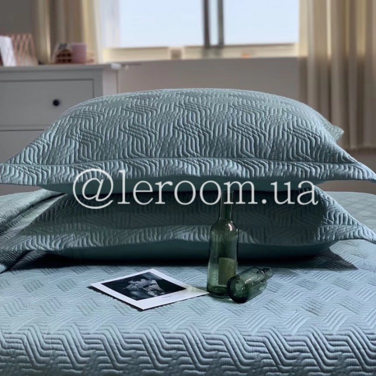 Покрывало Египетский хлопок Серое 245х250 - Код товару pk1007