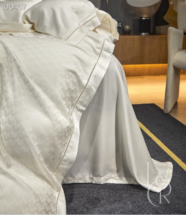Комплект постелі з тенсел-жакарду Серце перламутру