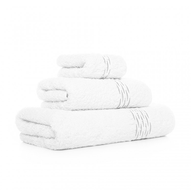 Рушник Єгипетська бавовна Graccioza ALHAMBRA WHITE/SILVER - Код товару 9293-155