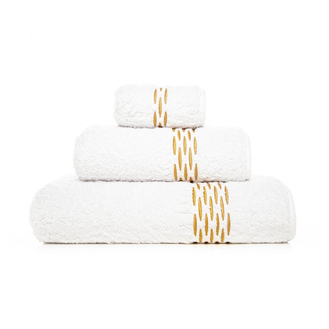 Полотенце Египетский хлопок Graccioza ALHAMBRA WHITE/GOLD