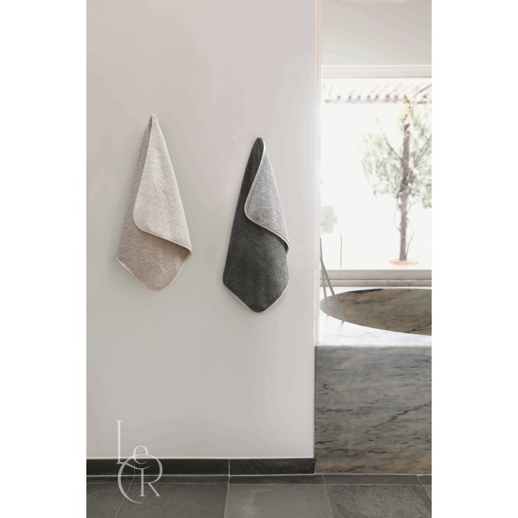 Полотенце Египетский хлопок Graccioza BICOLORE STORM/SILVER - Код товара 3412-2093