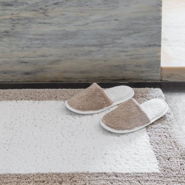 Килимок для ванної Graccioza BICOLORE BATH RUG STORM/SILVER 100% бавовна