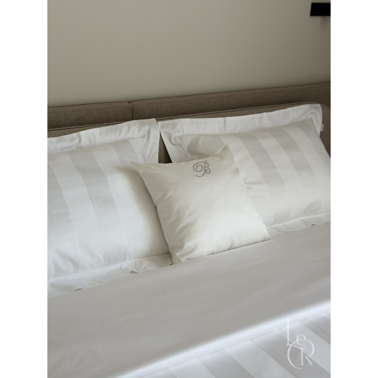 Декоративна подушка Blumarine Note Blu Bianco 46Х46 - 1 шт - Код товару p74014