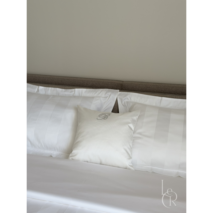 Декоративна подушка Blumarine Note Blu Bianco 46Х46 - 1 шт - Код товару p74014