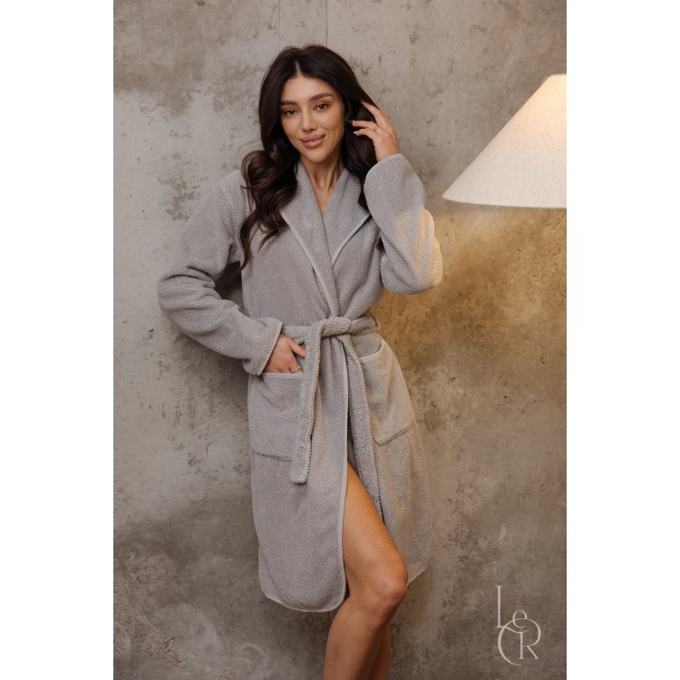 Халат хлопок Graccioza Bee Waffle Silver - Код товара 9186-22270