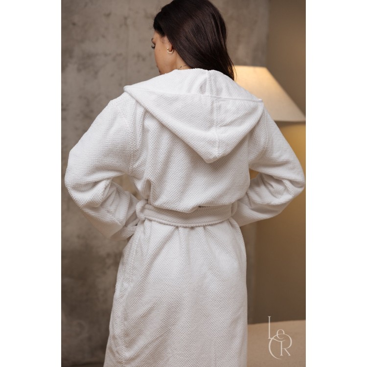 Халат хлопок Graccioza Bee Waffle White - Код товара 9186-23954