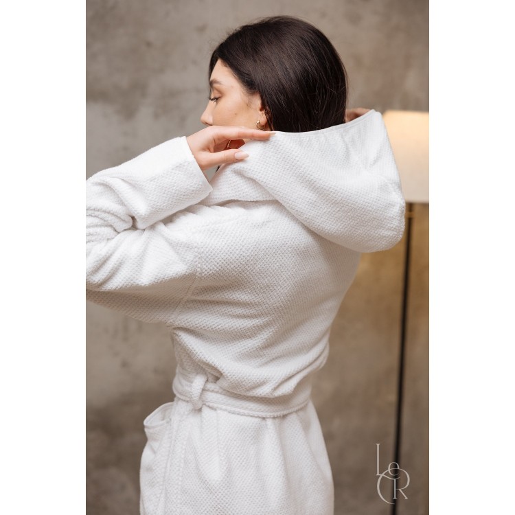Халат хлопок Graccioza Bee Waffle White - Код товара 9186-23954