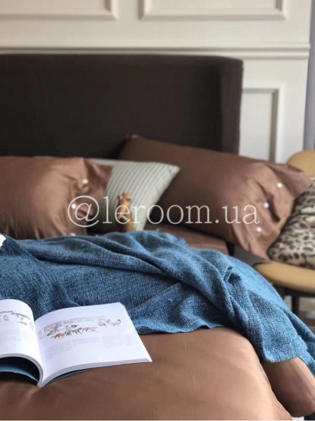 Египетский хлопок Молочный шоколад однотонный
