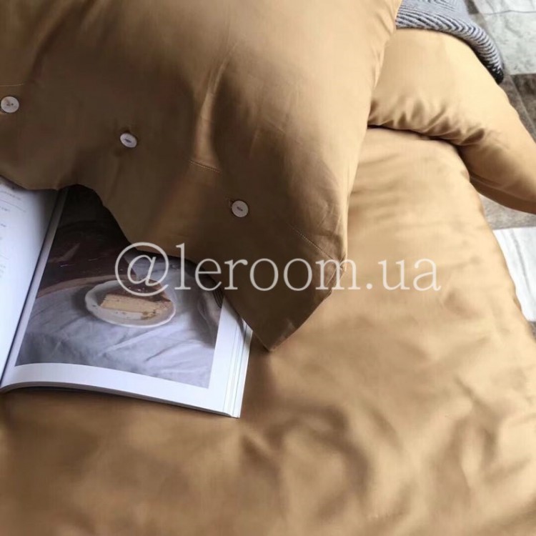 Египетский хлопок Кофе с молоком однотонный - Код товара DS6006