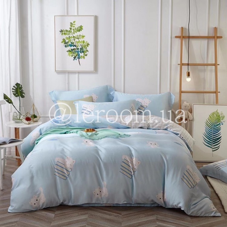 Тенсел (Эвкалиптовое волокно) Котики - Код товару 2020