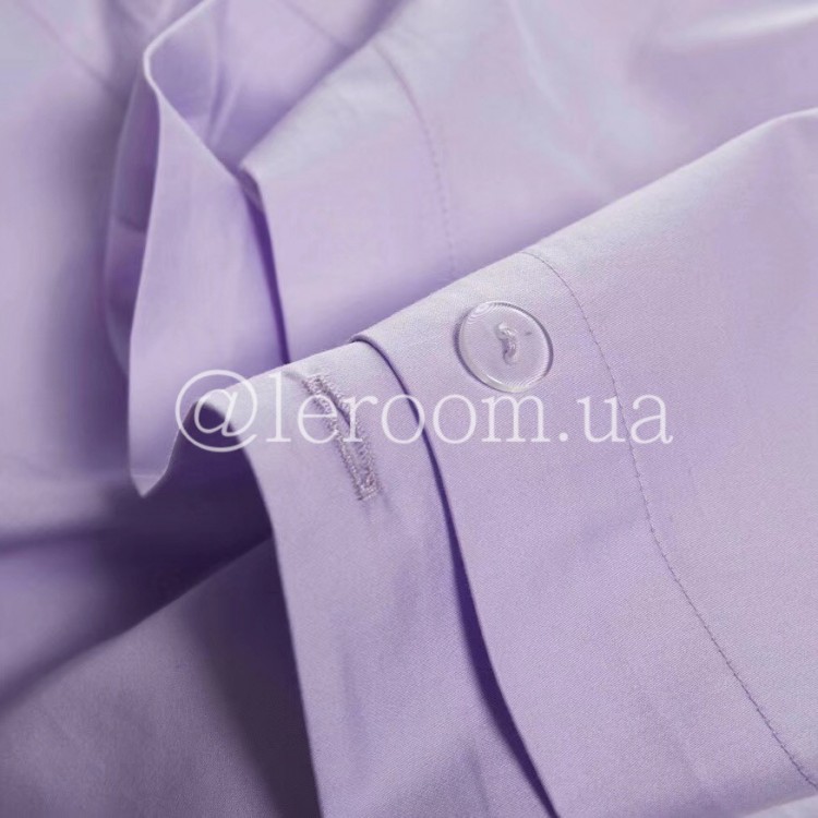 Египетский хлопок Сиреневый с отделкой из кружева - Код товару 1124