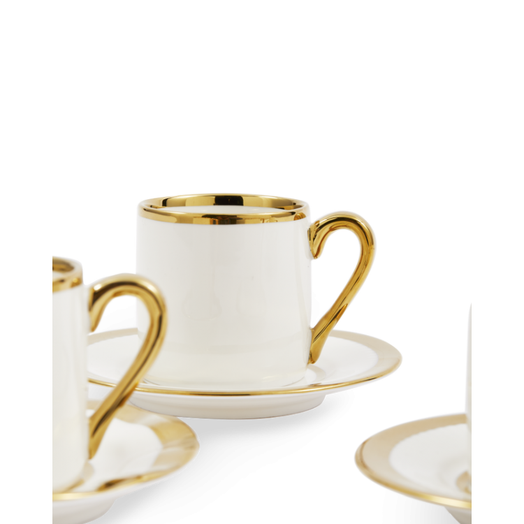 Кофейный сервиз Pols Potten Golden Finds (4 шт) - Код товара 230-400-636