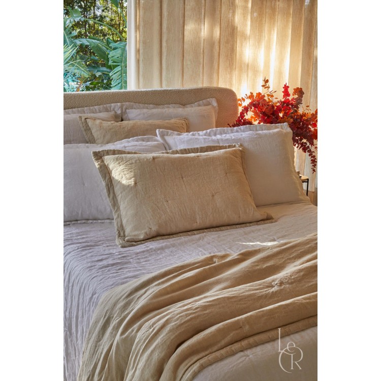 Льняное покрывало Creta Flax 250х260 - Код товара 6056