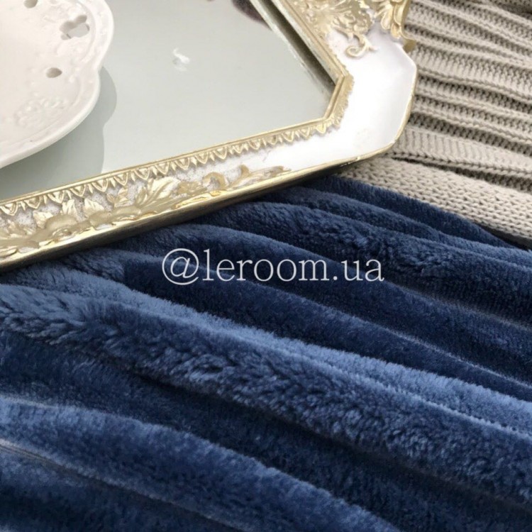 Велюровый зимний комплект Синий - Код товара 10011_1
