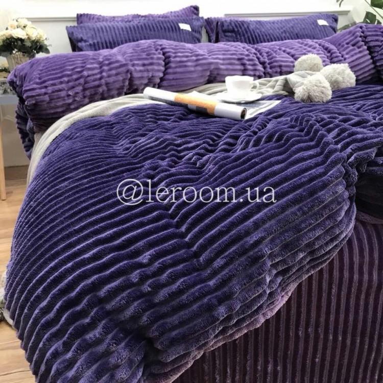 Велюровый зимний комплект Фиолетовый - Код товара 10014_1